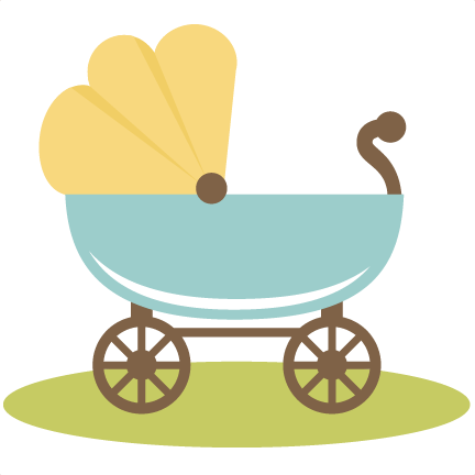 Baby Carriage Free Download Clip Art Free Clip Art - Carruagem Azul Para Impressão (432x432)