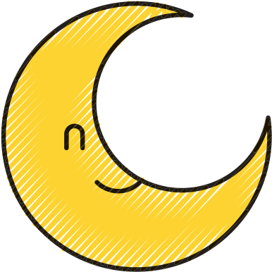 Cute Cartoon Moon Baby Shower Decoration - Infant (550x550)