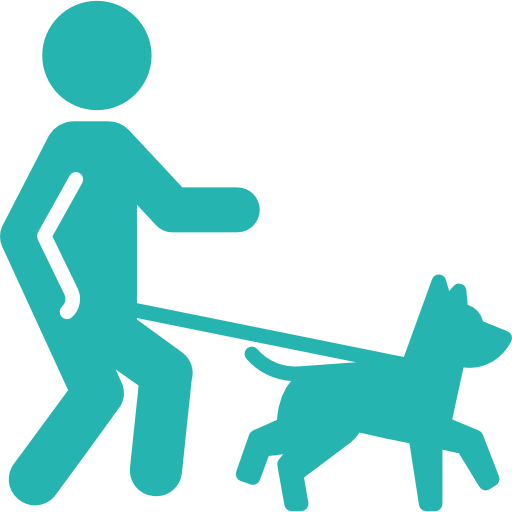 Paseadores De Perros - Pasear Perro Silueta Png (512x512)