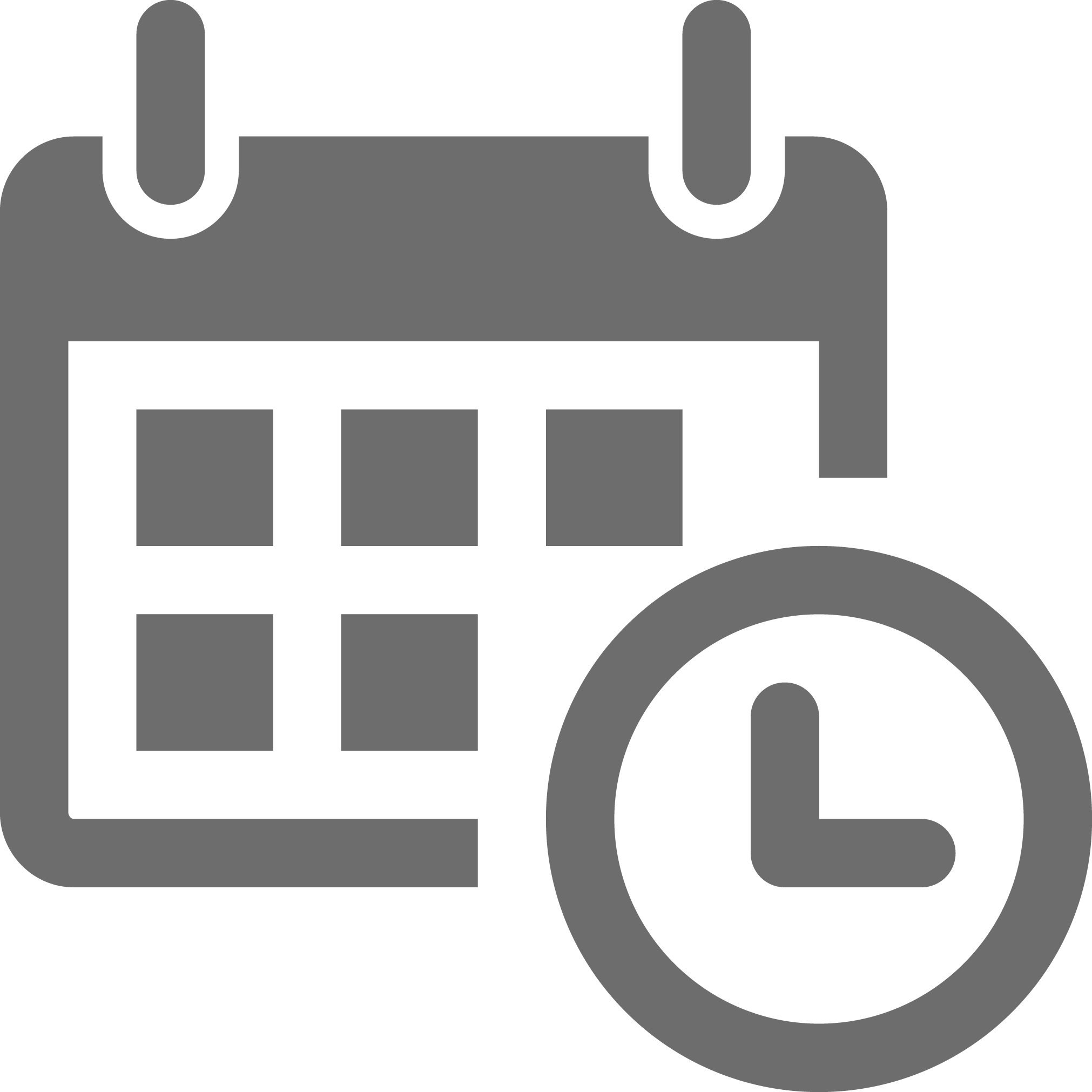 Plmalherbe, Calendar With A Clock Time Tools - Time And Attendance Icon (2022x2022)