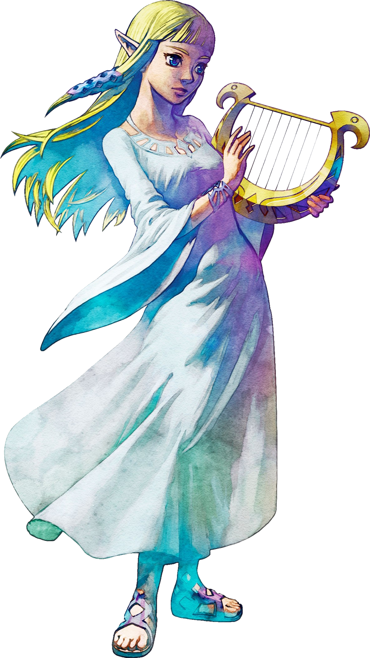 Princess Zelda Artwork 2 - Princess Zelda Artwork 2 (1192x2119)
