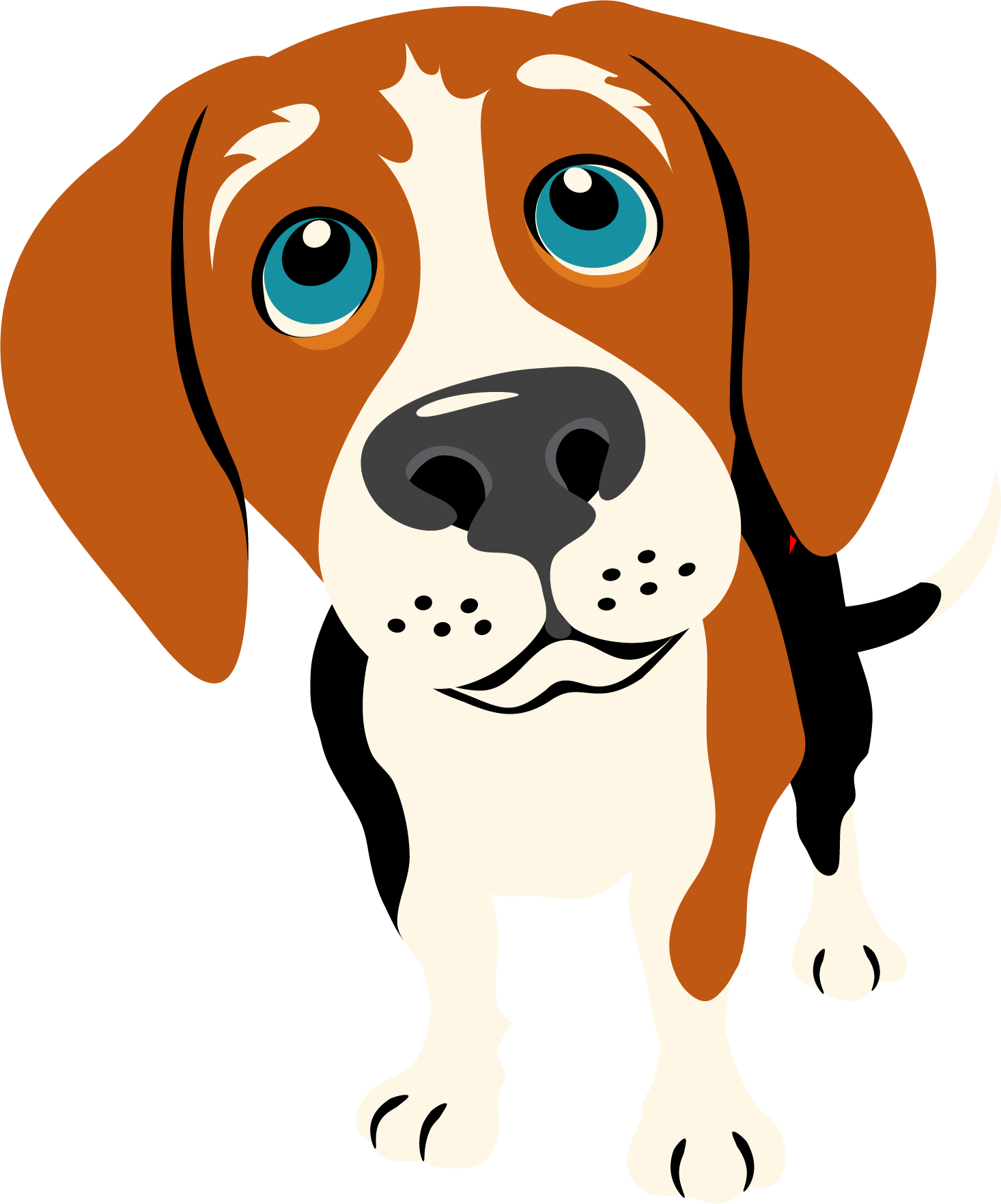 However Big Or Small Your Dog Walking Needs Are We - Emil Zettler Bildrückwand 23,5x33,5 Retro Sort. M. (1466x1763)