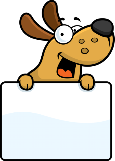 Dog With A Bone Cartoon (398x556)