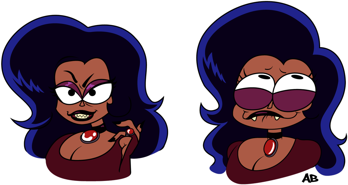 A Goddess In A Vampire's Disguise, We Don't Deserve - Enid's Mom Ok Ko (1200x595)