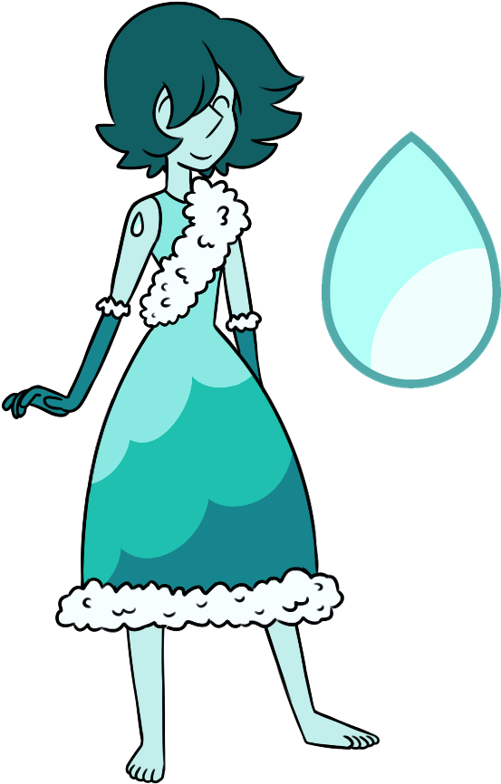 Seafoam Lapis By Taaffeiite - Cartoon (567x877)