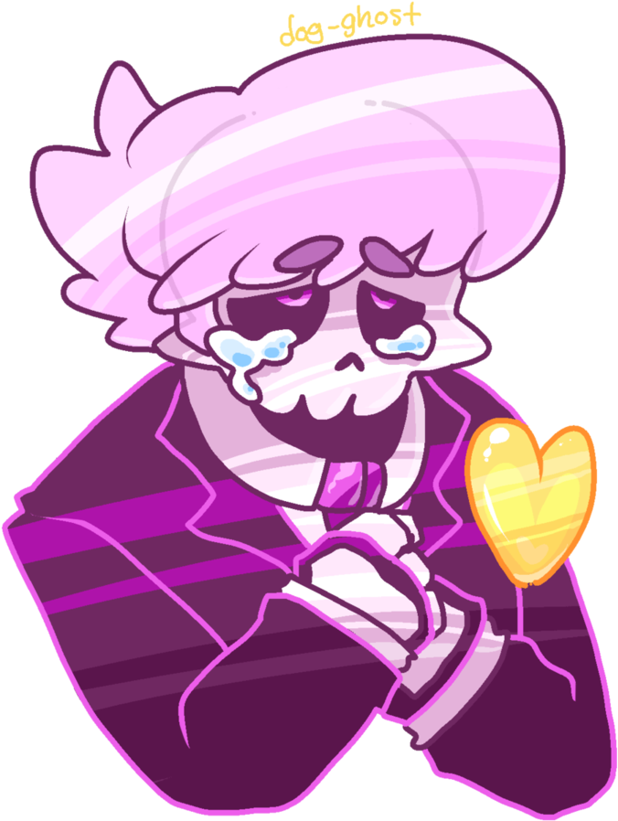 Dog-ghost Pink Fictional Character Purple Cartoon Violet - Cartoon (767x1040)