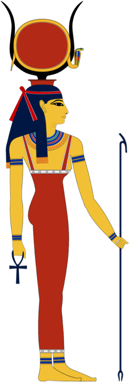Hathor - Ancient Egyptian God Hathor (335x786)