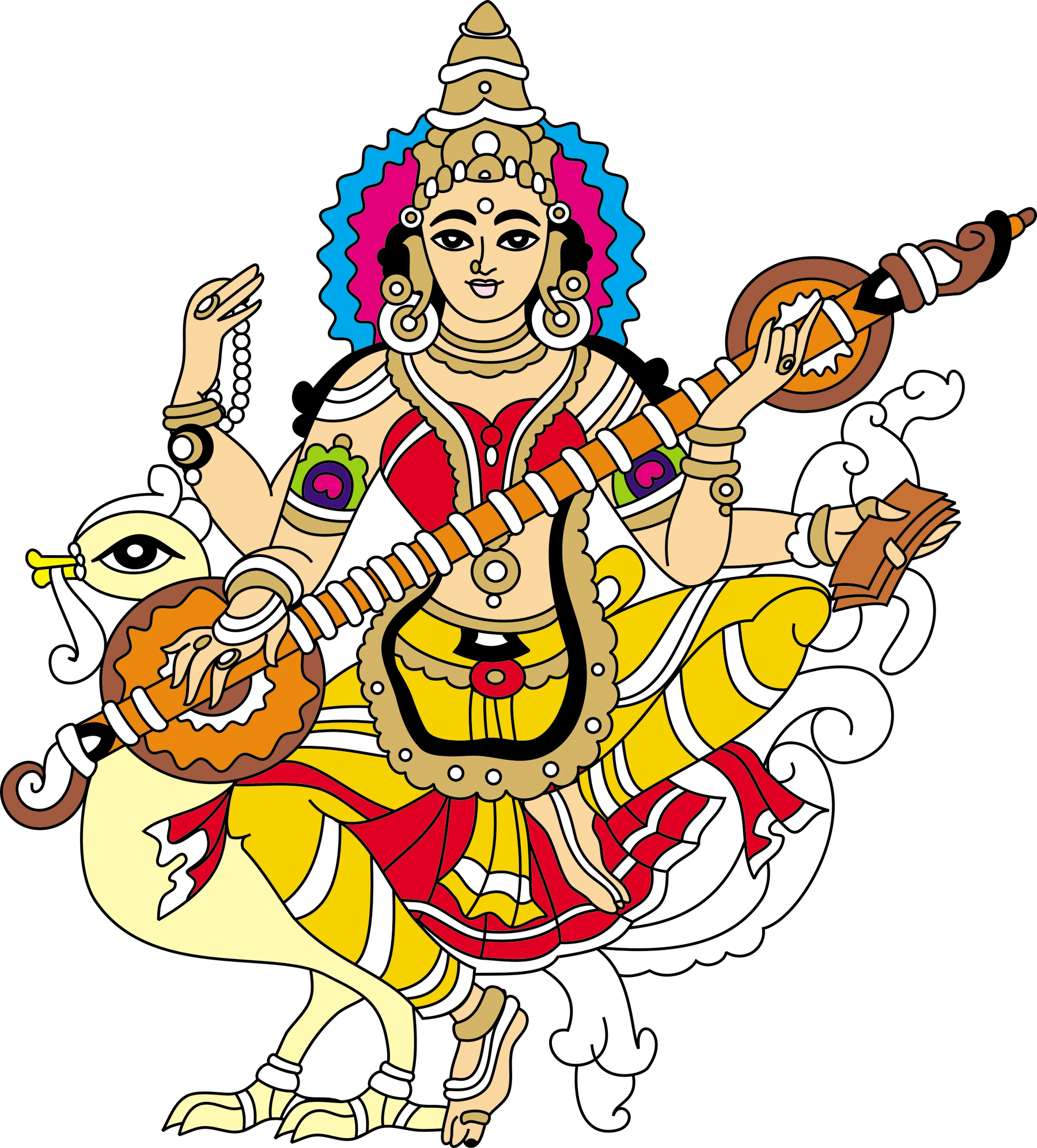 Devi Upanishad Rishi Atharvan - Srawati Mata (1800x1993)