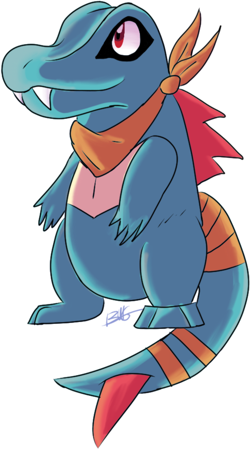 Pokemon Mystery Dungeon By Bluewarrior-cats - Pokemon Mystery Dungeon Totodile (670x1191)