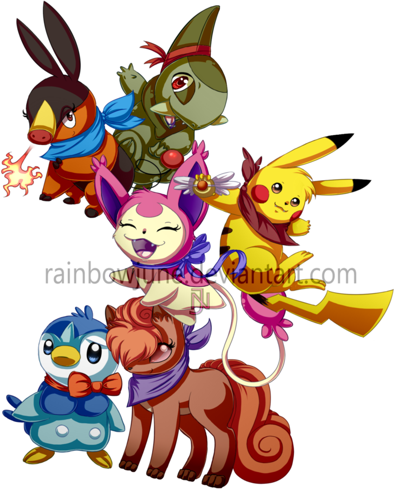Pokemon Mystery Dungeon Pokemon Mystery Dungeon Team (806x992) Png