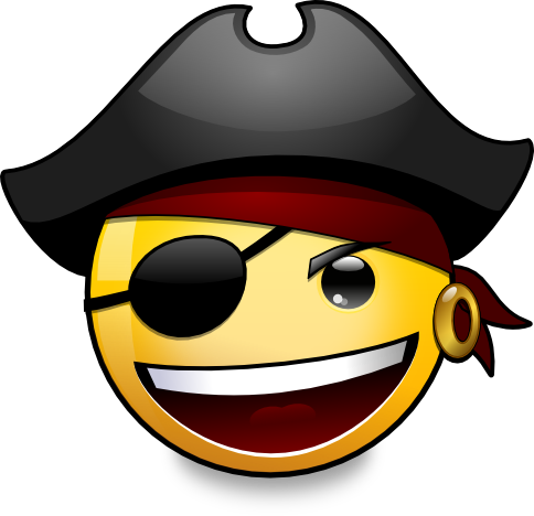 Pirate Of The Seven Seas By Mondspeer - Pirate Emoji Png (484x468)