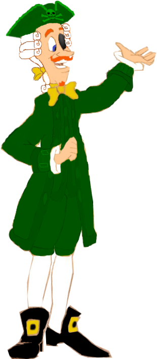 Pirate Lumiere By Jeffersonfan99 - Cartoon (357x718)