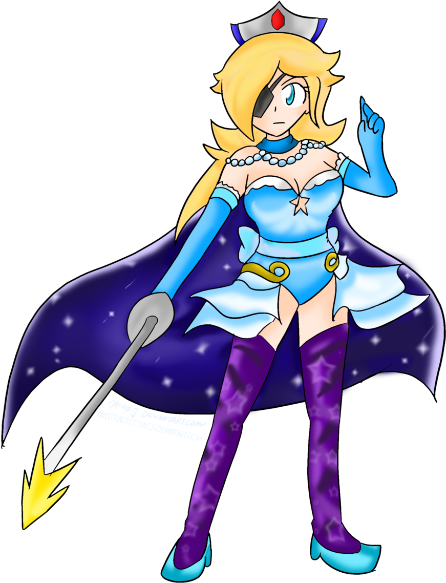 Rosalina The Space Pirate By Xero-j - Cartoon (1024x1177)