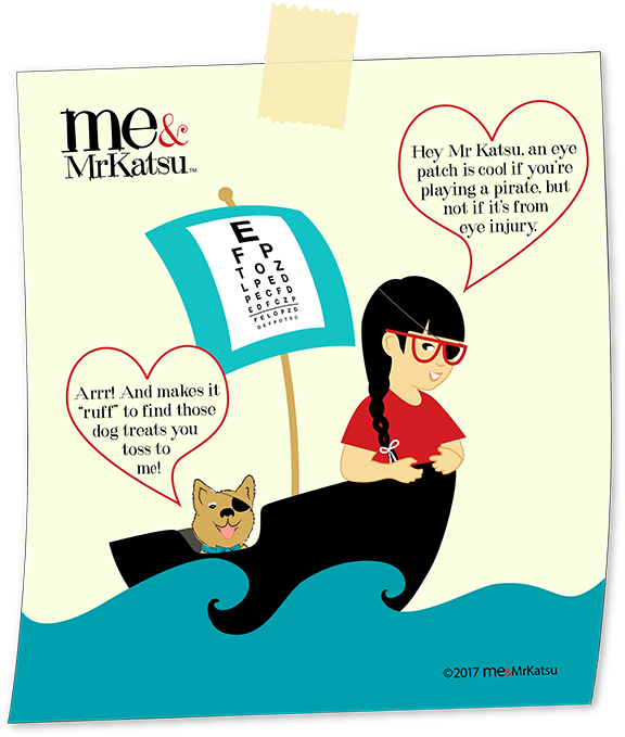 Hey Mr Katsu, An Eye Patch Is Cool If You're Playing - Mr Katsu (597x700)