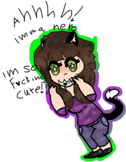 Nya Nya Sexy Neko Girls~[gift For The Koneko] By The - Cartoon (600x429)