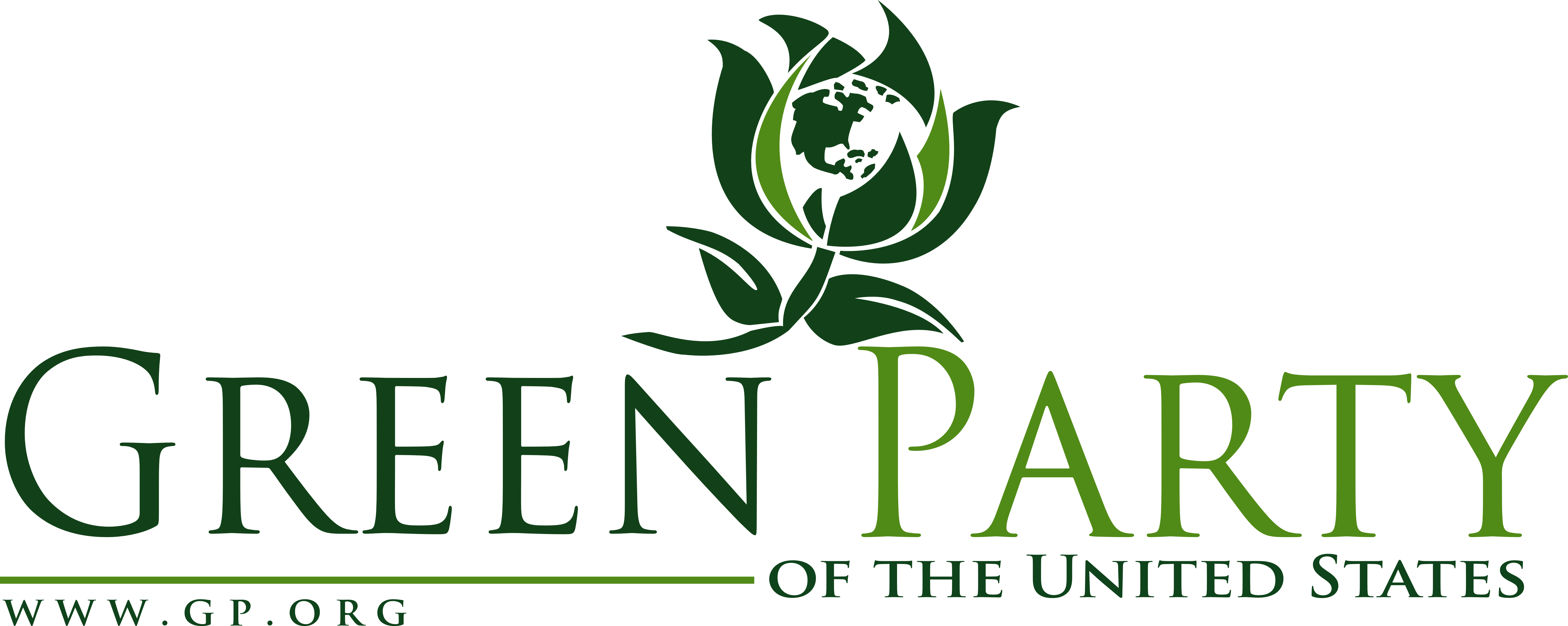 Green Party Of The United States Logo (6574x2627)