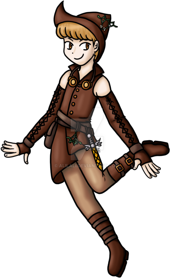 Steampunk Peter Pan By Alilali - Cartoon (751x1063)