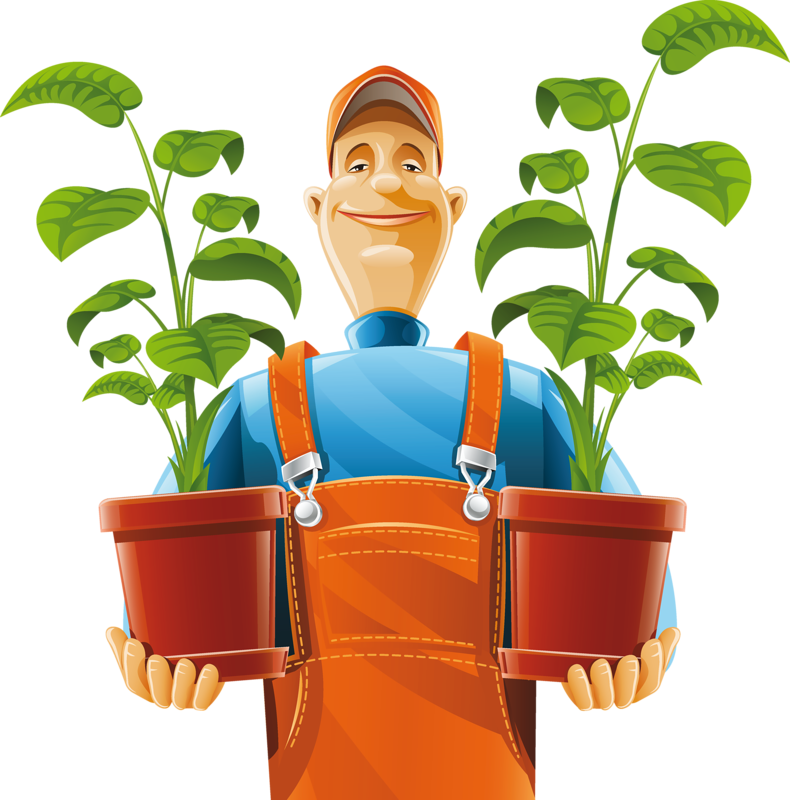 Garden Series-gardening Is The Best Way - Gardeners Png (790x800)