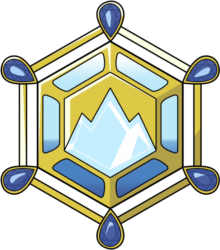 [kalos] 08 Medalla Iceberg By Adfpf1 - Pokemon Medallas De Kalos (848x943)