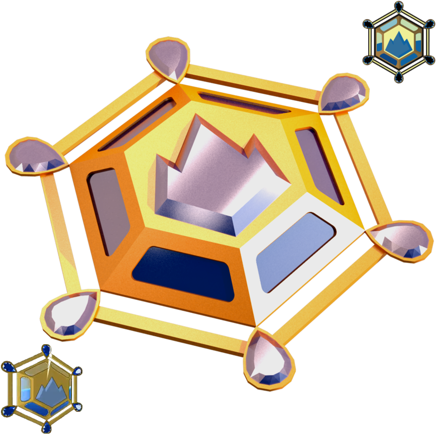 Iceberg Badge 3d By Portadorx - Pokemon Iceberg Badge (897x891)