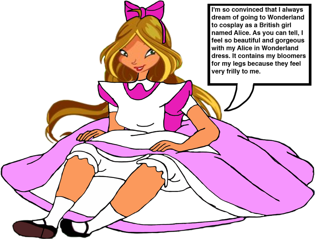 Flora As Little Alice By Darthranner83 - Art (1024x777)