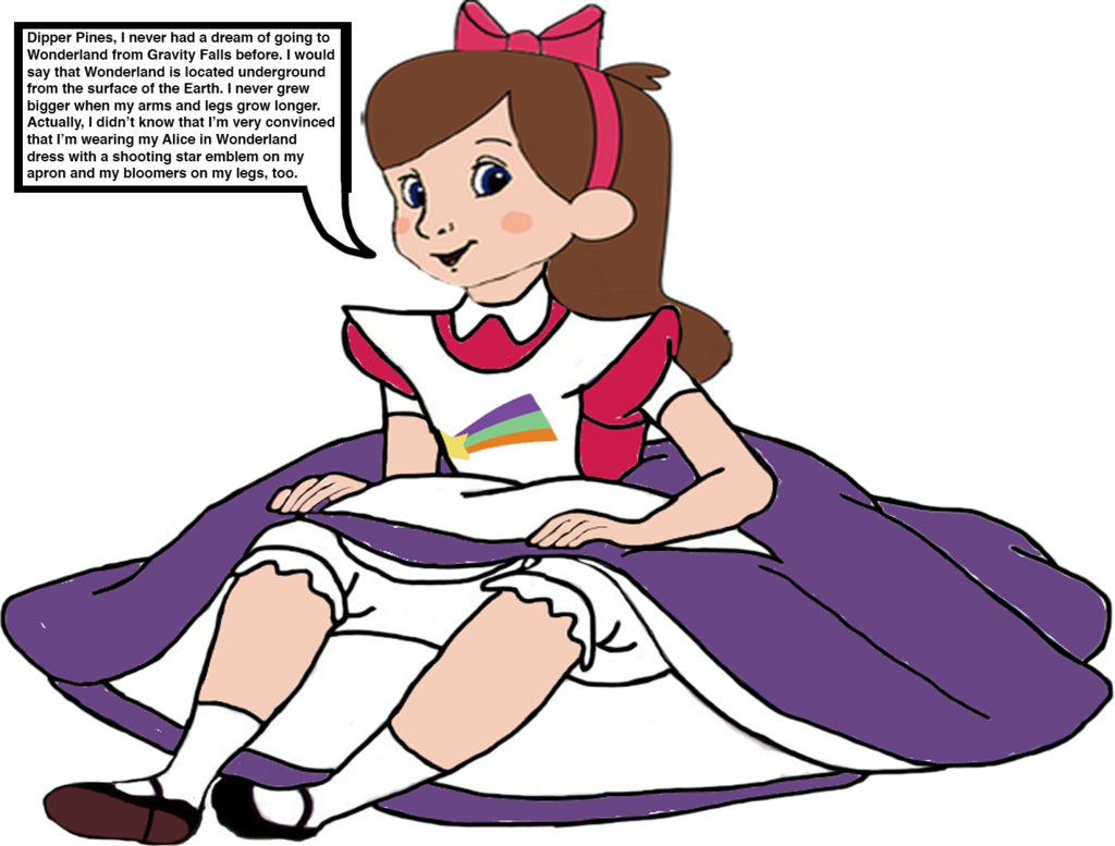 Mabel Pines As Little Alice By Darthranner83 - Spirit Riding Free Lucky.