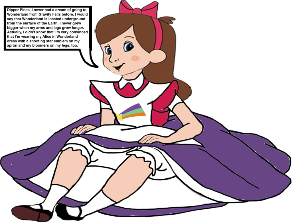 Mabel Pines As Little Alice By Darthranner83 - Spirit Riding Free Lucky (1024x777)