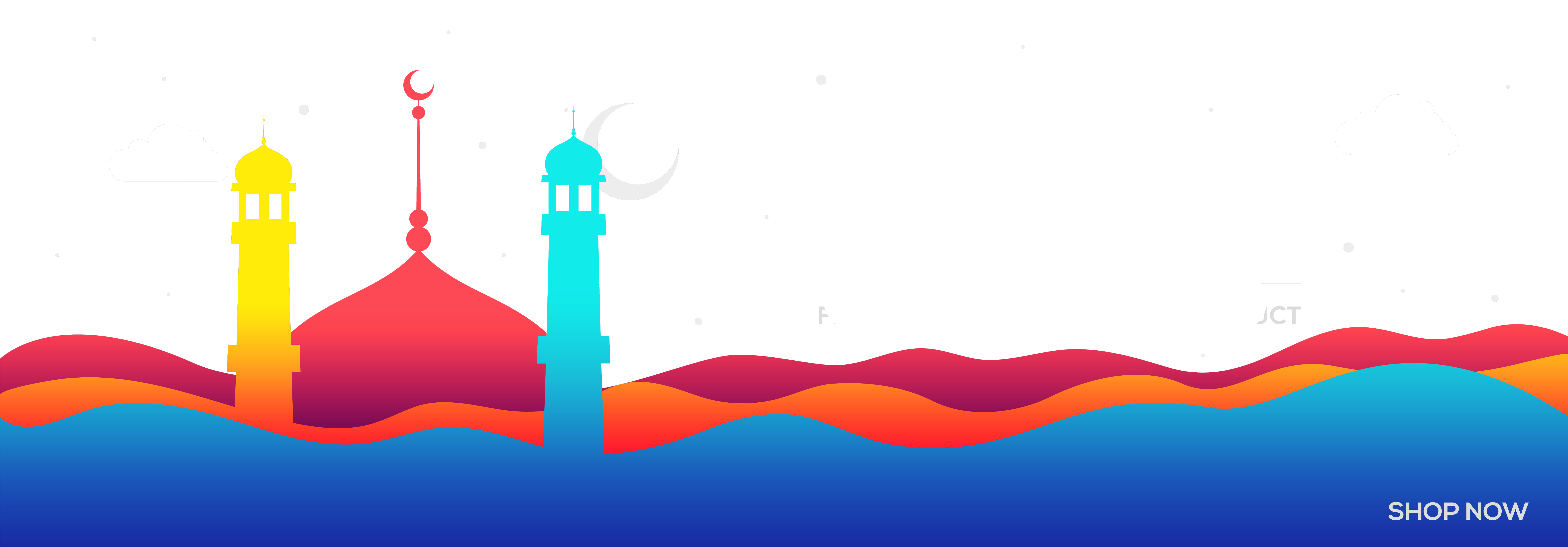 Eid Mubarak Png (6901x2406)