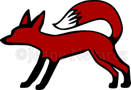 Original Fox Sketches, Followed By The Vector Art They - Stock Photography (450x311)