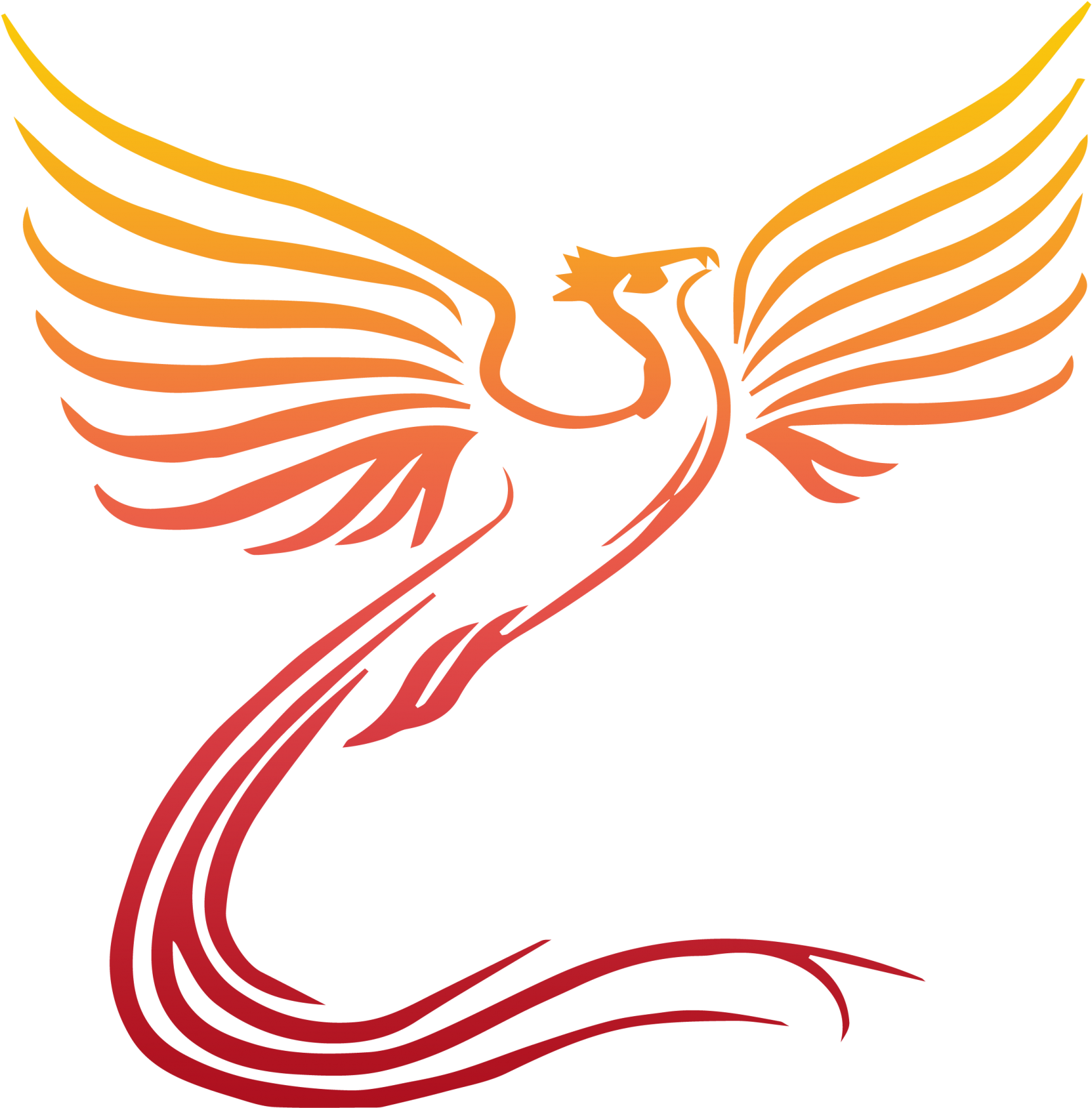 Phoenix Bird Mythology Clip Art - Phoenix Bird Logo Png (1920x1919)