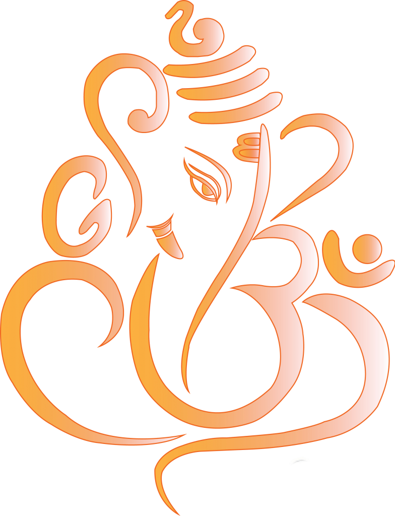 Ganesha Symbol Clip Art - Ganesh Ji Black And White (784x1024)