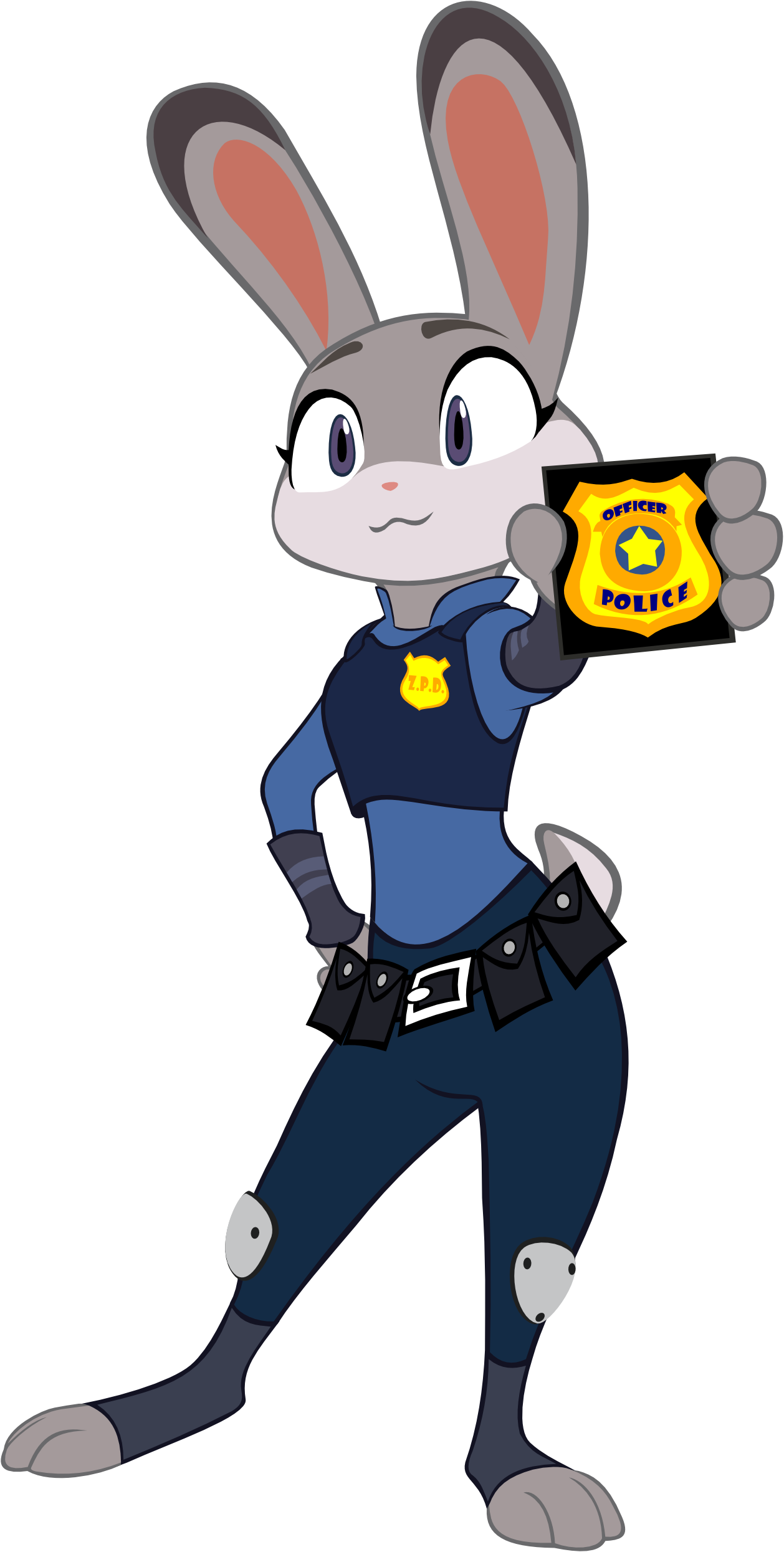 Judy Hops Stance By Megarainbowdash2000 - Rainbow Dash Judy Hopps (1258x2491)