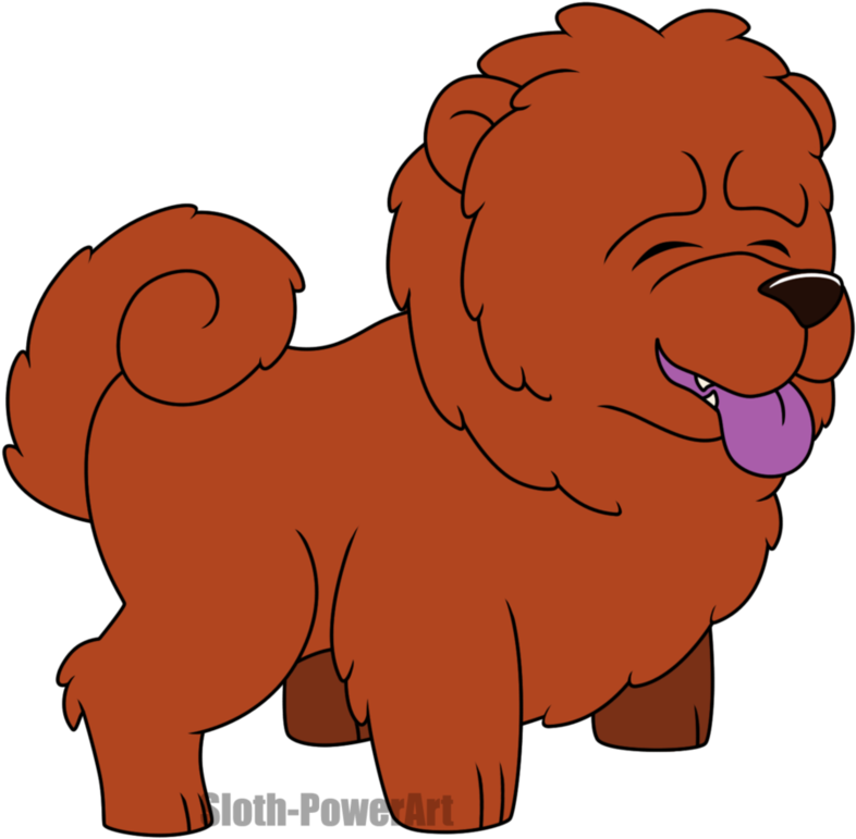 Chow Chow By Sloth-power - Printing (894x894)