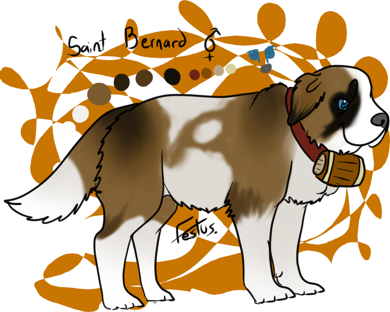 Saint Bernard- - Ancient Dog Breeds (778x622)