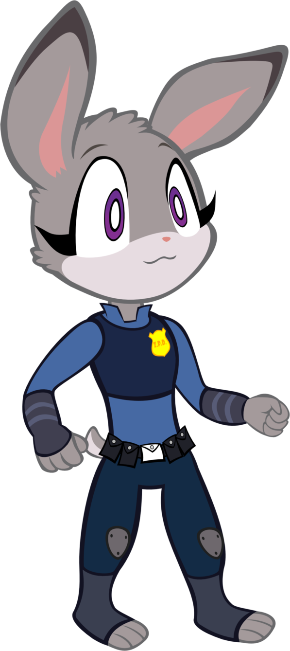 Judy Hops In My Style By Megarainbowdash2000 - Cartoon (597x1338)