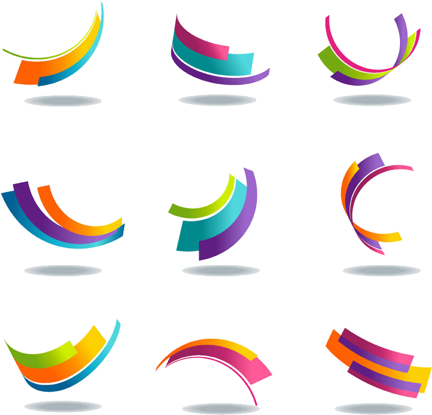 Ribbon Three-dimensional Space Illustration - Ribbon Three-dimensional Space Illustration (1000x933)