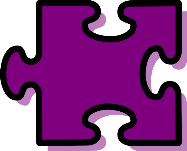 Autism Puzzle Pieces Clip Art For Kids - Puzzle Pieces Clip Art (600x484)