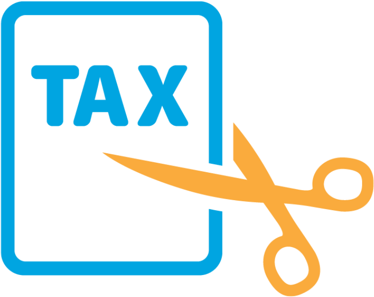 Letter To State Senate In Support Of Sb 75, Constitutional - Tax Cut Icon Png (770x770)