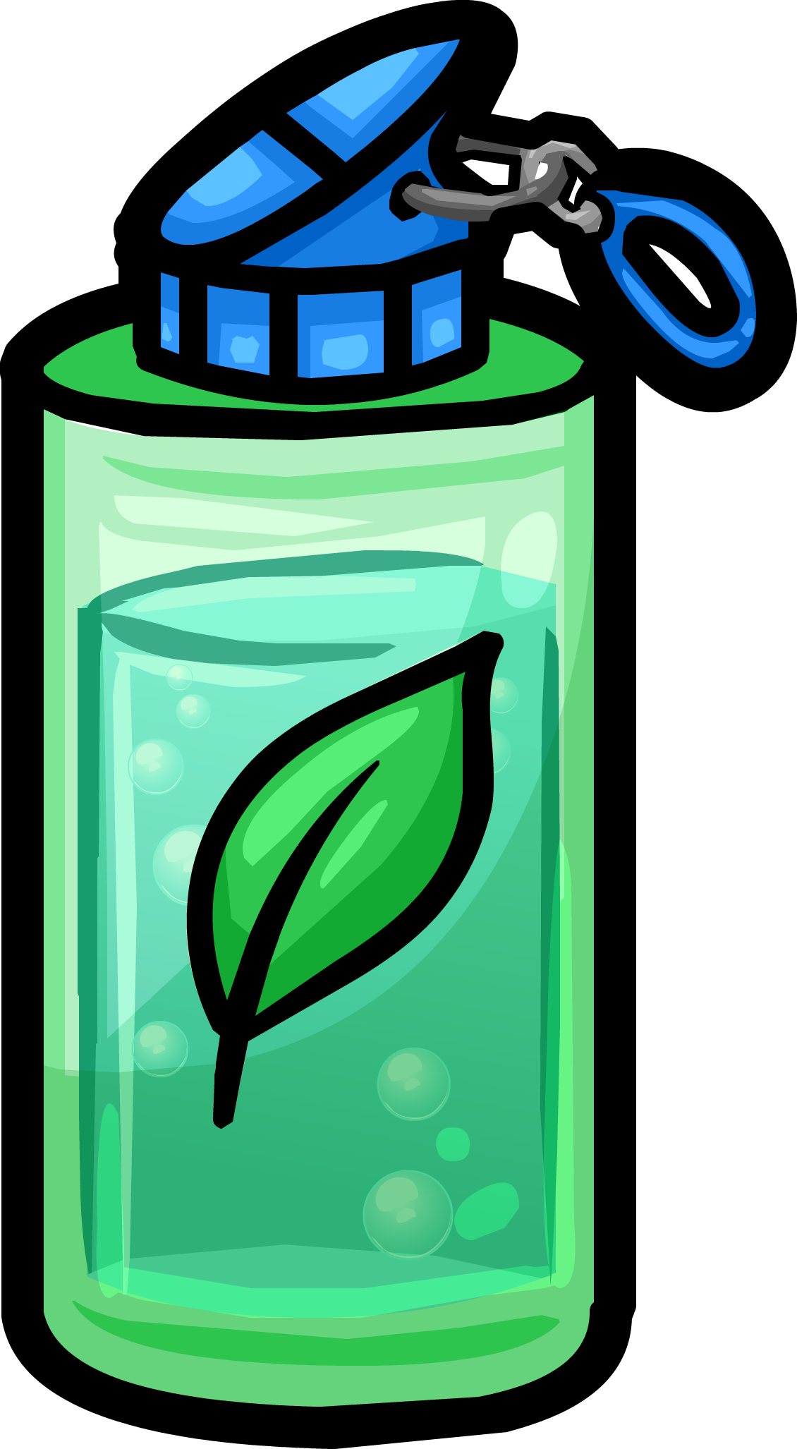 Waterbottle - Green Water Bottle Clipart (1130x2054)