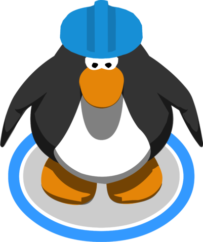 Iceberg Tipper In-game - Club Penguin 10th Anniversary Hat (401x479)
