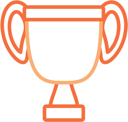 Competition Trophy Vector Icon Illustration - Trophy (550x550)