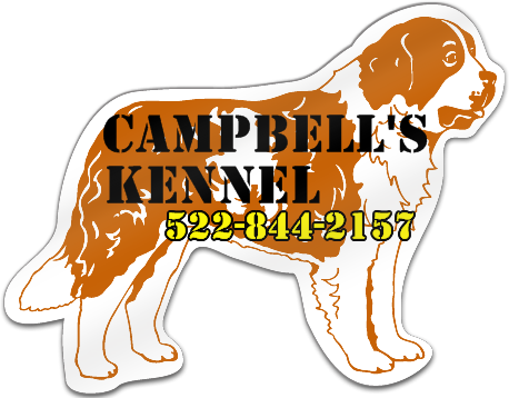 Bernard Dog Shaped Magnet - St. Bernard (458x358)