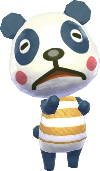 Move Out Date - Animal Crossing New Leaf Panda (327x558)