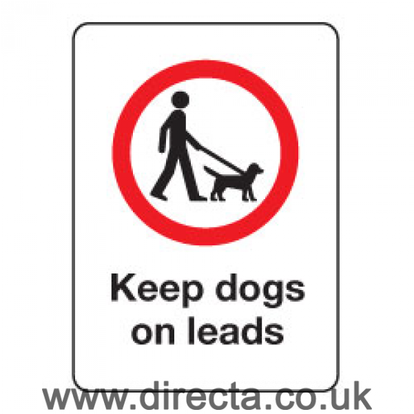 0 Reviews - Park & Playground Signs - Keep Dogs On Leads (768x600)