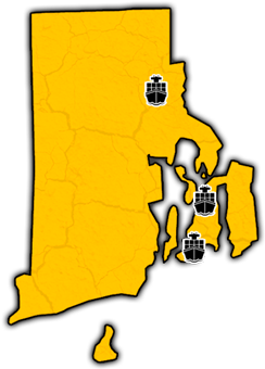 Rhode Island State Port Transport Service - Map (421x369)