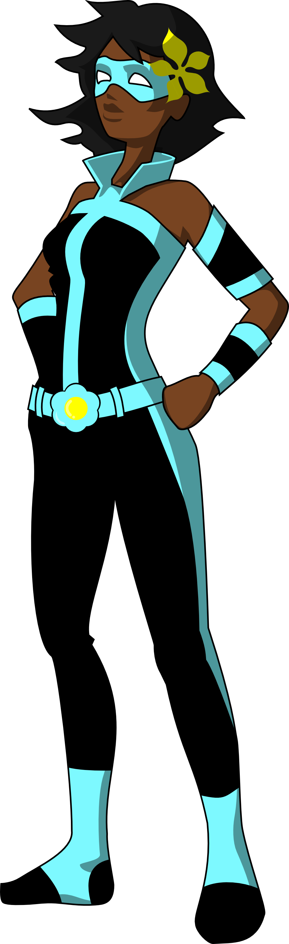 Heroine - Clipart - Hero (999x3265)