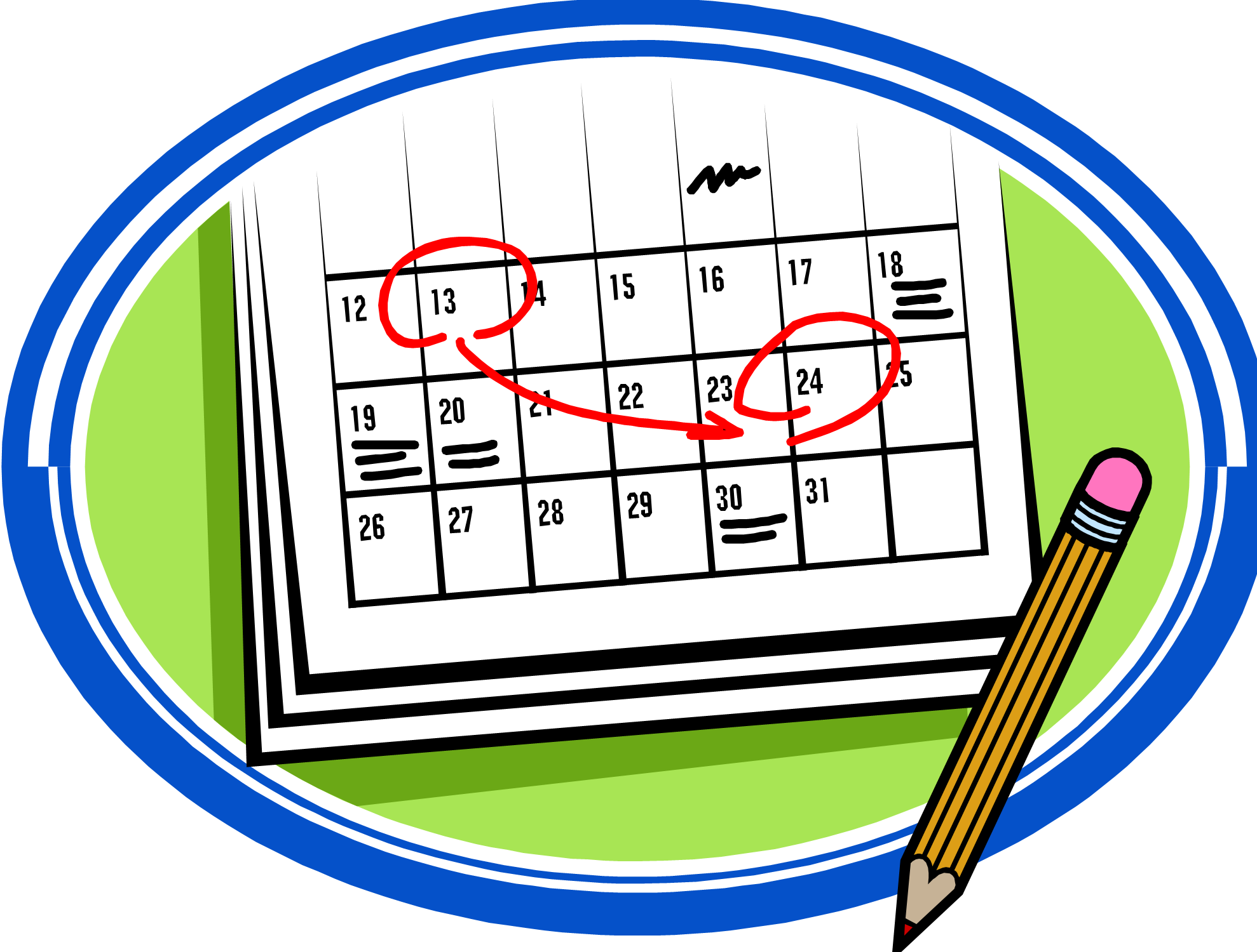 Put This On Your Calendar Clip Art Download - Calender Clip Art (1978x1500)
