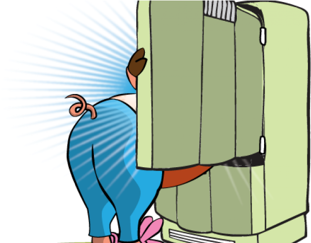 Refrigerator Clipart Wastage Electricity - Clip Art (640x480)