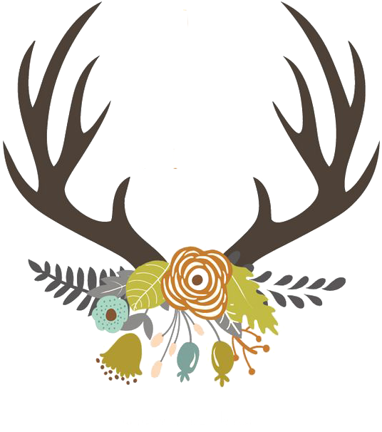 Reindeer Antler Scalable Vector Graphics Clip Art - Reindeer Antler Scalable Vector Graphics Clip Art (564x705)