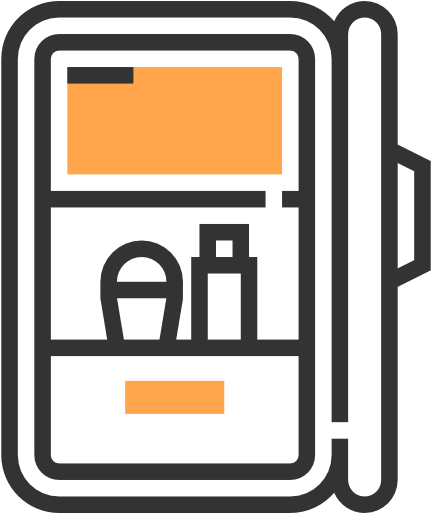 Fridge Free Icon - Refrigerator (512x512)